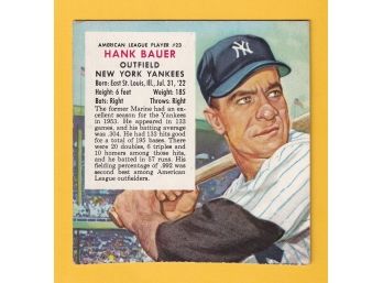 1954 Redman Tobacco Hank Bauer