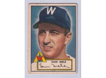 1952 Topps Sam Mele