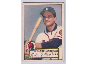 1952 Topps Willard Marshall