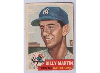 1952 Topps Billy Martin