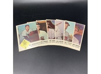 6 1963 Fleer Baseball Cards