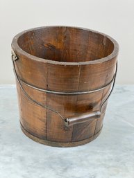 Country Antique Wooden Bucket