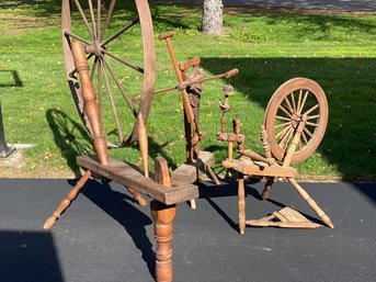 Antique Spinning Wheels