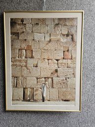 A7 - Photograph - Wailing Wall Jerusalem - 21.5'x28' - LOCAL PICKUP ONLY