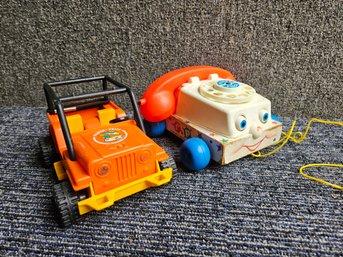 A190 - Fisher Price Pull Toy And Vehicle