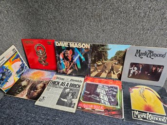 A199 - Rock Records Lot - Fair To Good Condition Some Wear/Splits On Jackets And Sleeves