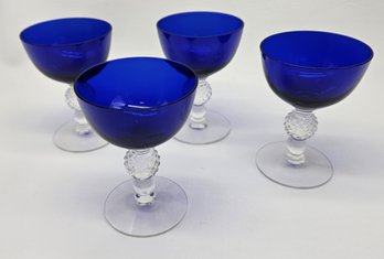 S34 - Cobalt Blue Goblets - 3'x4' - LOCAL PICKUP ONLY