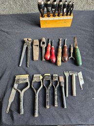 S53 - Leather Tools Lot