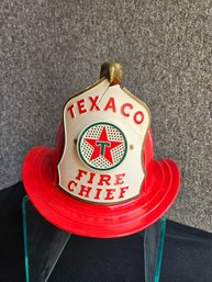 B143 - Brown & Bigalow - Texaco Fire Chief Helmet With Microphone - LOCAL PICKUP ONLY