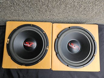 B17 - Rockford Fosgate RFZ2410 10' Punch Z Subwoofer Pair 200Watt - Tested Working!!