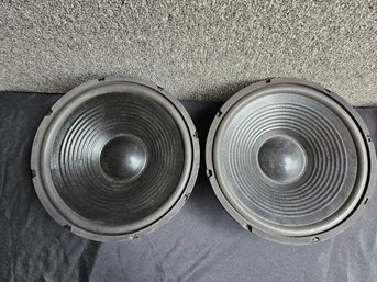 B18 - 12' Woofer Pair - Unknown Maker - Tested And Working - LOCAL PICKUP ONLY