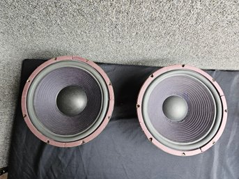 B19 - 12' Woofer Pair - Unknown Maker - Tested And Working - LOCAL PICKUP ONLY