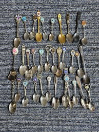 J90 - Souvenir Spoons Lot - 3' To 5.5'