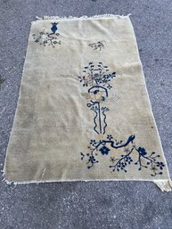 A146 Vintage Chinese Rug 48x84' Local Pick Up Only