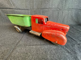 J4 1930's Pressed Steel Dump Truck 16'   - LOCAL PICKUP ONLY - LOCAL PICKUP ONLY