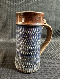 H18 Glazed Pottery Mug 8.25'h