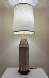 H45 Vintage Tall Table Lamp 46'