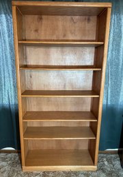 H53 Oak Book Shelf  12'D X 36'W X 72'h