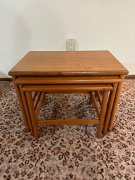 H69 Vintage Mid Century Modern (denmark)nesting Tables