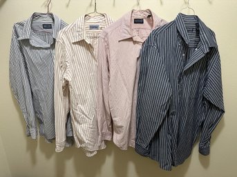 H125 (4) Land's End Long Sleeve Shirts (3)Xl & XXL-Tall