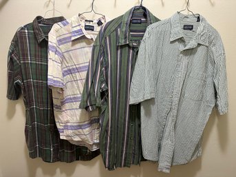 H126 (4) Land's End Short Sleeve Shirts Xl & XXL-Tall