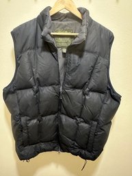 H151 Eddie Bauer Down Vest XL Tall