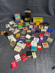 J291 Match Book Collection With Tin Match Safe