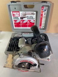 G46 Porter Cable Profile Sander With Head Phones