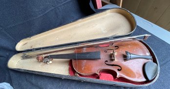 J297 Vintage  Violin By Jacobus Made In Germany With Wood Case