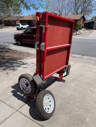 G104 Harbor Freight Utility Trailer 4x8' With Spare Tire