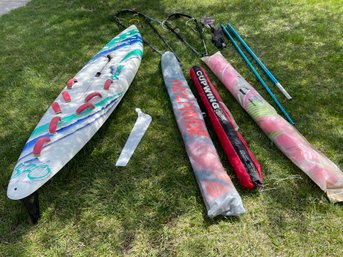 G110 Keppler Sailboard With Gear And Sails And Life Vests