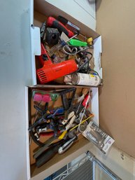 G123 Two Misc. Boxes Good Quality Clean Tools