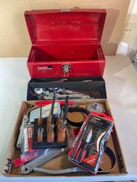 G127 Tool Box Full Of Tools And Screw Driver