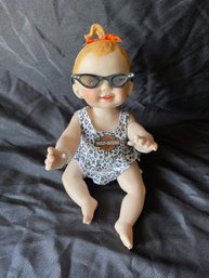 P18 'hailey' Harley Baby Ceramic Doll 8'