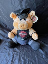 P20 Harley Davidson Stuffed Pig 12'
