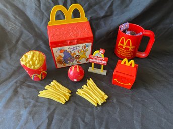 P65 Vintage McDonalds Plastic Play Set Plastic French Fries