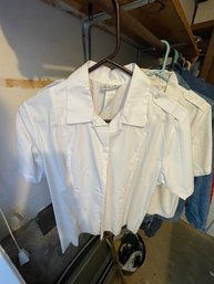 J21 - Salvation Army White Button Up Shirt Sz 16