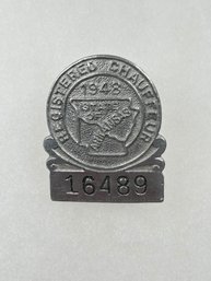 A9 Arkansas Chauffeur Badge 1948 #16489