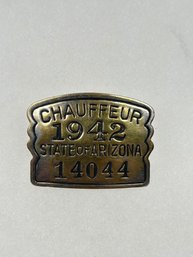 A27 Arizona Chauffeur Badge 1942 #14044