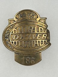 A40 Colorado Chauffeur Badge 1915 #186