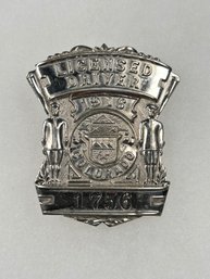 A45 Colorado Chauffeur Badge 1916 #1756