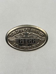 A47 Colorado Chauffeur Badge 1917 #6166