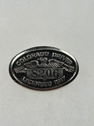 A49 Colorado Chauffeur Badge 1917 #8206