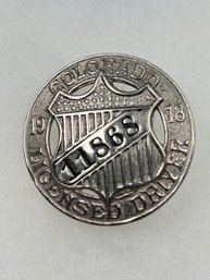 A56 Colorado Chauffeur Badge 1918 #11868