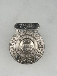 A83 Colorado Chauffeur Badge 1927 #7946 No Pin