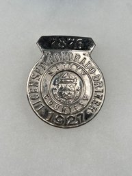A84 Colorado Chauffeur Badge 1927 #7876