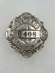 A92 Colorado Chauffeur Badge 1929 #6408