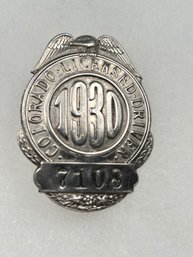 A96 Colorado Chauffeur Badge 1930  #7108