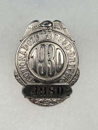 A101 Colorado Chauffeur Badge 1930  #4980