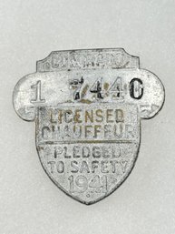 A151 Colorado Chauffeur Badge 1941  #1-7440